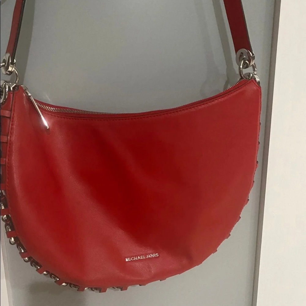 Michael Kors medium red purse